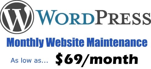 wordpress website maintenance