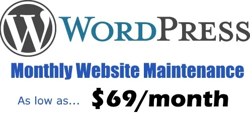 wordpress website maintenance